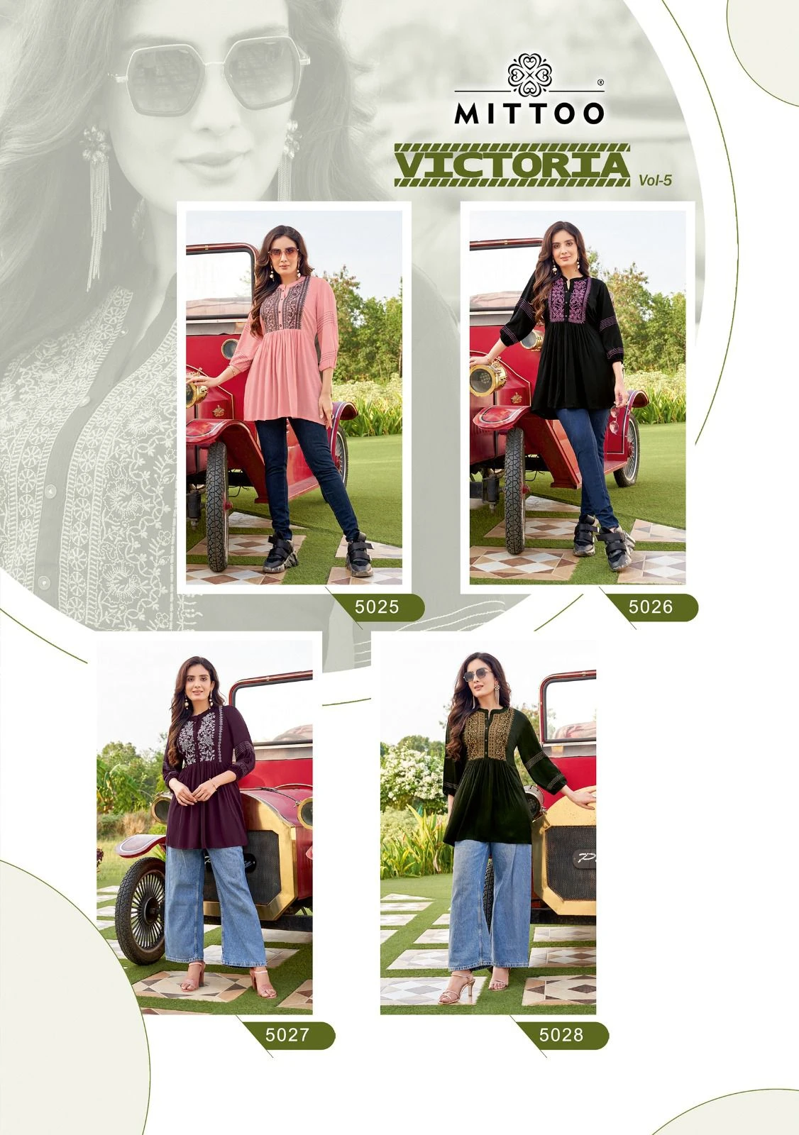 Mittoo Victoria Vol 5 Wrinkle Rayon Wholesale Fancy Kurtis Catalog — Wholesale Kurtis, Mittoo wholesale from Surat — view 5